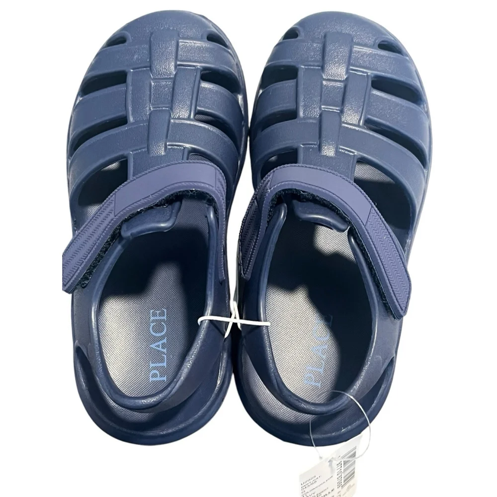 The Children's Place Sandals Toddler Boys Size 10 Navy Blue